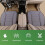 Cuscino per sedile auto in memory foam antiscivolo, nero 4