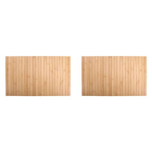 2X Sofa-Armlehnentablett, Holz, Rolltablett, Flexibel, Faltbar, für Essen/Getränke/Snacks/Becheruntersetzer