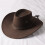 Retro Basin Hat Vintage Western Style One Size 6