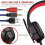 3,5 mm gamingheadset med mikrofon og LED-lys 8