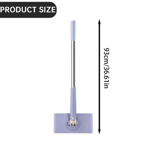 Auto Cloth-Clamping Mop Purple93cm with1Dedicated + 1 1