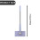 Auto Cloth-Clamping Mop Purple93cm with1Dedicated + 1 3