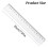 Klar plastiklineal 20 cm metrisk mm/cm 2