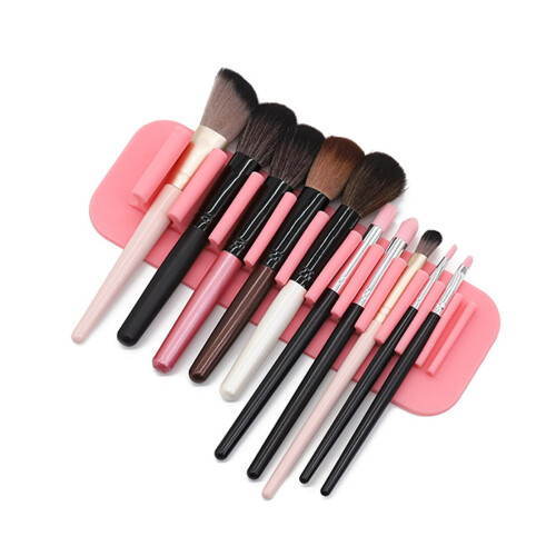 Support mural de rangement pour pinceaux de maquillage en silicone 1