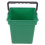 Groene plastic wateremmer met handvat (1 stuk) 5