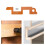 Arc Grooving Auxiliary Tool Handlefree Slotting Mold Woodworking Round Corner Radius Template for Wardrobe Handle 3