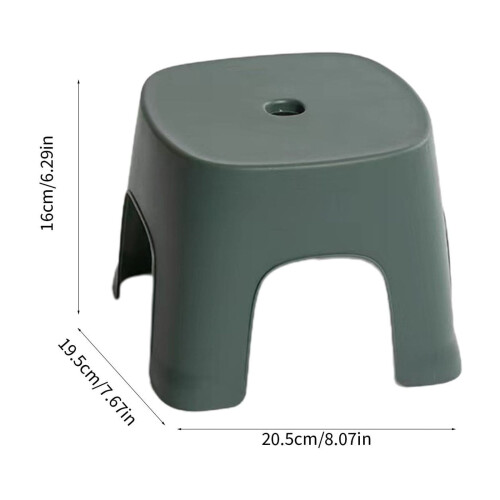 Non-slip Thickened Plastic Bath Stool 18.5in H 1