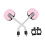 Mountain Bike Side Mirror Set Waterproof Drop Resistant 3