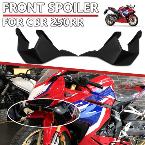 Motorcycle Front Spoiler Downforce Deflector Front Beak Spoiler Winglet Spoiler for  CBR 250RR Cbr250rr 2
