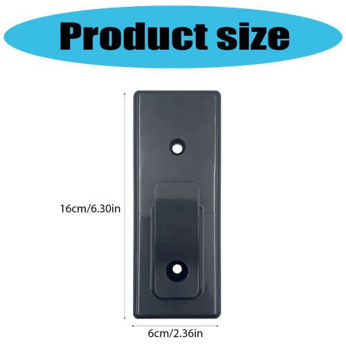 Vacuum Wall Mount Hanger Plastic Texture1Pack 1