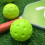 Quiet Foam Pickleball Practice Balls Soft PU 12 Pack 5
