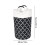 Panier à linge étanche 90 L noir, pliable et stable 3