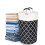 Panier à linge étanche 90 L noir, pliable et stable 5