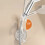 Support de douche transparent avec support réglable sans perçage 4