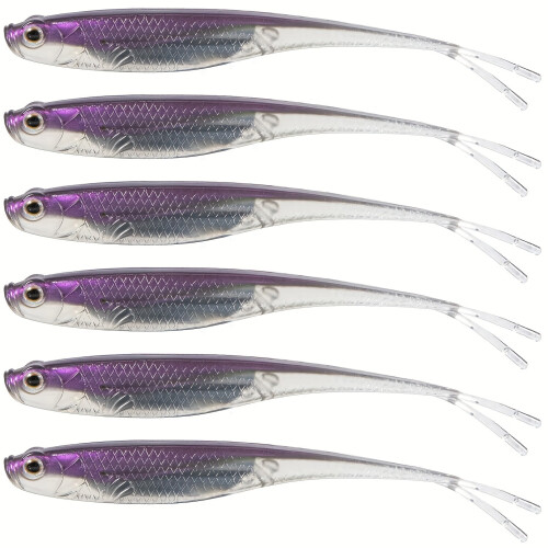 Artificial Floating Fishing Lure Bionic Forked Tail 5 pcs 1
