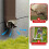 2PCS Gutter Downspout Diverter, Gutter Downspout Extensions for Rainwater Dispersal, Rain Gutter Disperser Brown 5