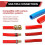 Σωλήνας EFIELD PEX-B μπλε/κόκκινο1/2 ίντσα150ft με πιστοποίηση NSF 5