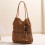 Boho-Handtasche mit Perlenquasten, gewebte Schultertasche 6