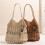 Boho-Handtasche mit Perlenquasten, gewebte Schultertasche 8