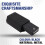 2 Pack Heavy Duty Push  & Lock for Hidden Door Touch Latches and Catch Magnet Push Release Drawer Pull Tip, Black 2