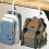 2Pcs Adjustable Desk  Hook Without Punching Office Desktop  Hanging Bag Hook Backpack Storage Hanging Hook 3