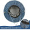 Cappello a secchiello in denim da donna, blu, stile western. 6