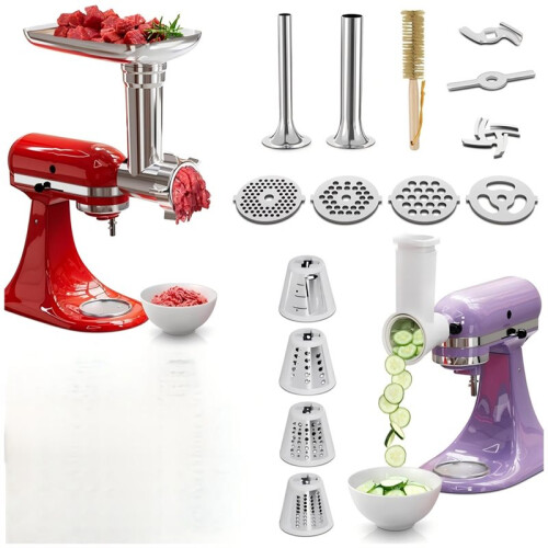 Accessorio Tritacarne e Grattugia per Formaggio per Impastatrice per , Accessori e Componenti Aggiuntivi per .