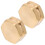 Messing-Gartenschlauch-Endkappen, Innengewinde 3/4 Zoll, 2er-Pack 6