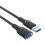 Cabo extensor USB 3.0 macho para fêmea de 1 m 5