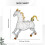 Hesteformet glassflaske 1L26x25cm 3