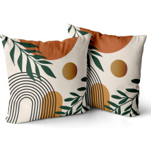 Boho kussenhoezen 18x18 inch, set van 2