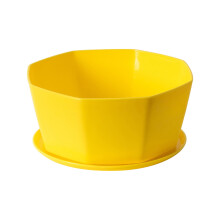 Linjieee, pot à bonsaï en fil de 3 mm avec soucoupe, style moderne d'intérieur