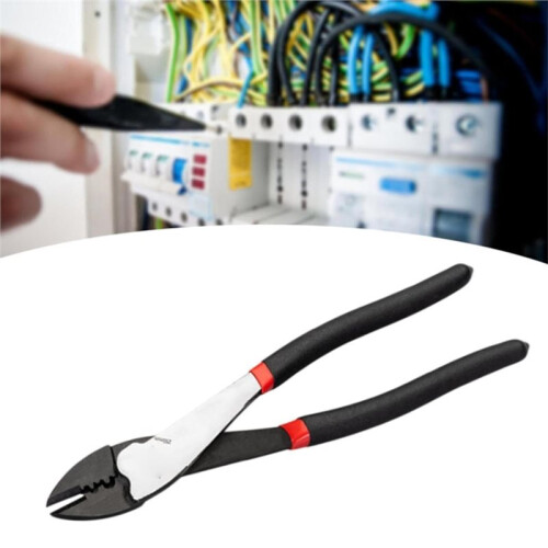 Alicate de Corte de Fios para Eletricistas 10" Multifuncional com Cabo Confortável e Robusto 2