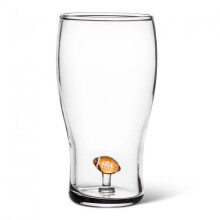 Football Icon Beer Glass 16 oz