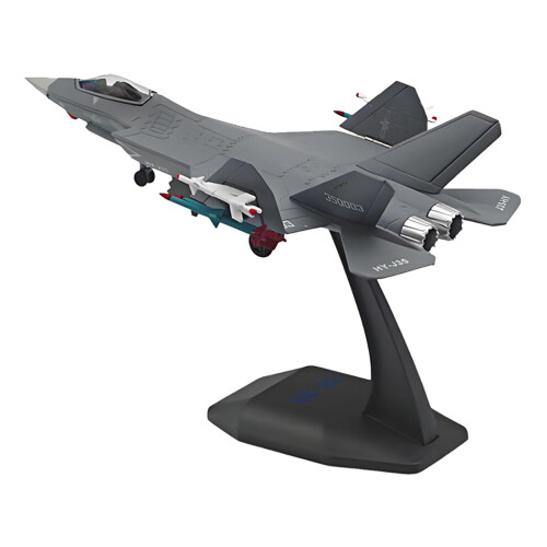 Kovový model stíhačky J35 v mierke 1/100 2