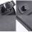 Motorcycle Fork Bag PU Leather2Straps Universal 6