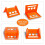 20 Pack 4" Flatbed  Protectors, 4" Winch Ratchet Straps Plastic Corner Protectors for Flatbed Cargo Load 6