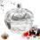 Glass pumpkin candy jar with lid 1 piece 1
