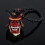 Samurai Hannya Autospiegel Anhänger Japanischer Oni Helm 2