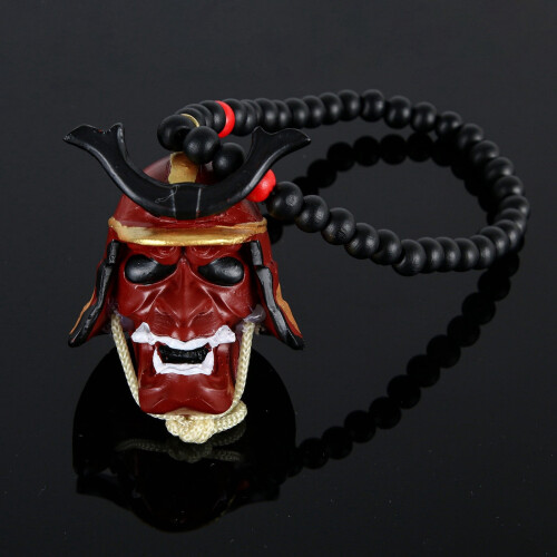 Samurai Hannya Autospiegel Anhänger Japanischer Oni Helm 1