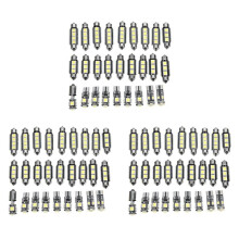 81Pcs White in-Car Led Light Kit for - E-Class W211 2002-2008