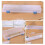 Caja de almacenamiento rectangular transparente con tapa abatible (1 unidad) 6