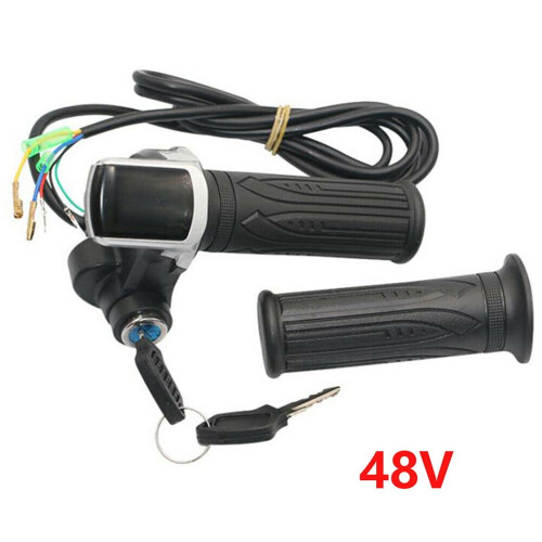 48V e-bike throttle grip with LED display