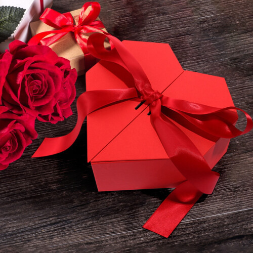 Valentine's Day Gift Box Heart-shaped Double Door