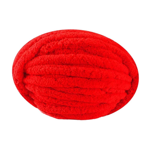 Red Chunky Wool Yarn for Crocheting and Arm Knitting 2