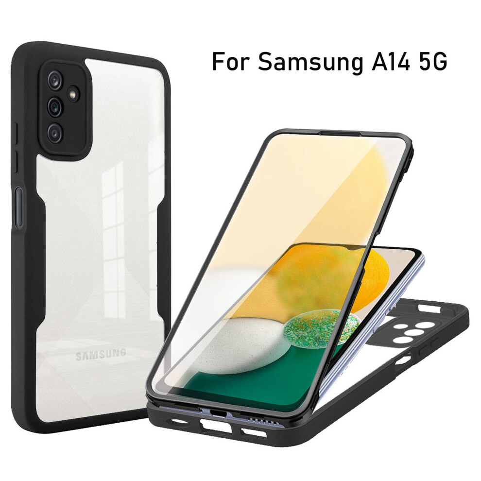 Samsung Galaxy A14 5G Case Dual-Layer Clear Shockproof With 901175598913