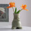Silikonform abstrakter menschlicher Blumentopf, 1 Stück 5