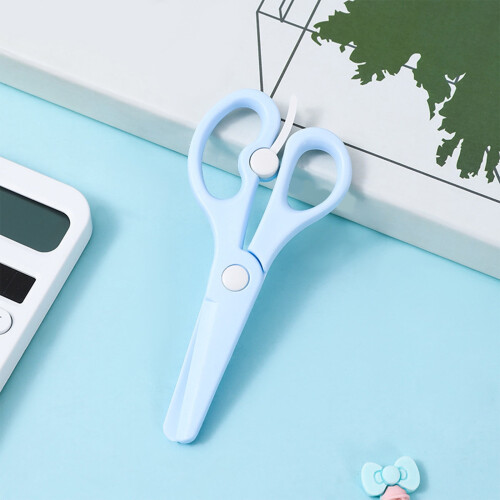 Kids' Safety Scissors with Rounded Tips and Wrapped Edges