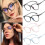 Welling Unisex Clear Lens Eyeglasses Frame 1