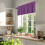 Purple Modern Solid Valance 54x18in Rod Pocket Light 3